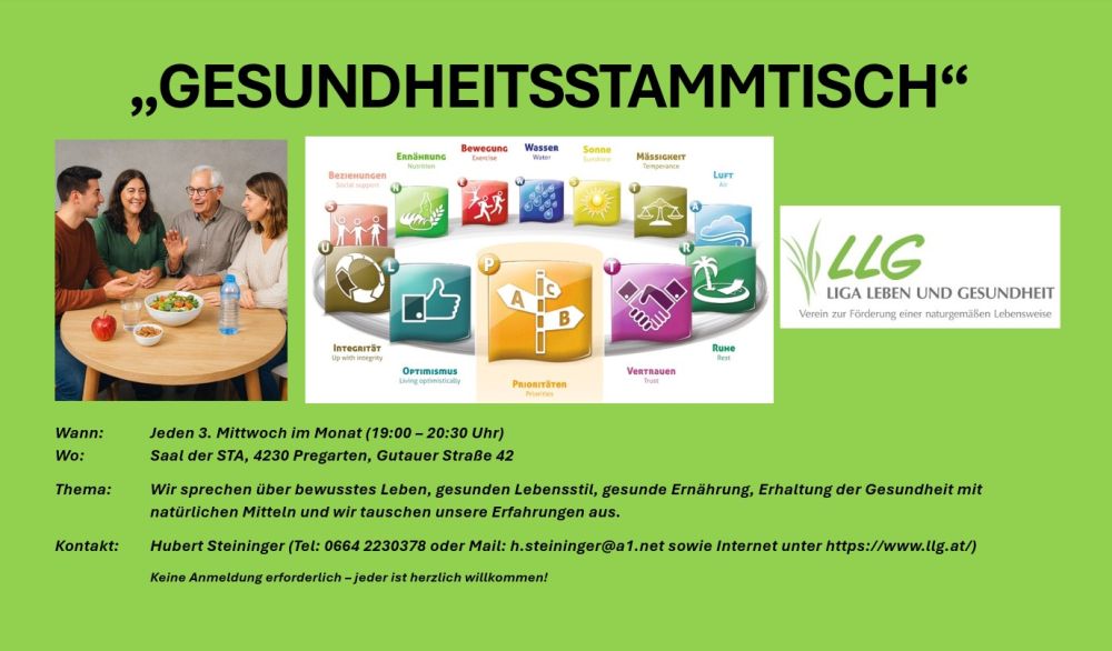 Gesundheitsstammtisch Gesundheitsstammtisch